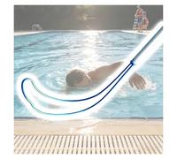 Poste de seguridad para piscina, telescópico de aluminio ajustable con gancho para el cuerpo para ayudar a salvar vidas a nadadores con dificultades