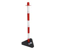 Poste de señalización, 90 cm - poste resistente, fabricado en materiales duraderos, ideal para tránsito y señalización de espacios. *