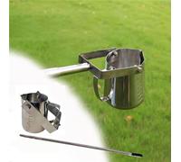 Poste de toma de muestras de agua de acero inoxidable extra largo de 6 m con vaso de 500 ml, ideal para depósitos de agua y equipos de laboratorio de muestreo ambiental