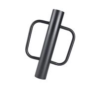 Poste de valla de 17 pulgadas con mango de mano resistente negro apisonador de acero ergonómico T instalador de grado profesional