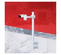 Poste de vigilancia para cámara, Kit de Soporte Universal Ajustable de 1 m para cámara de Seguridad, Soporte de Acero galvanizado, fácil instalación, diámetro de 6 cm para cámaras de vigilan