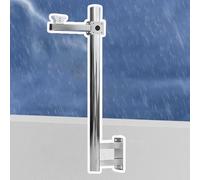 Poste de vigilancia para cámara, Poste de Acero Inoxidable Resistente a la Intemperie para cámara de Seguridad, Soporte de Pared de 2 m para monitoreo e inspección de techos, mástil de Bande