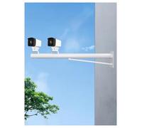 Poste de vigilancia para cámara, Soporte de Montaje para Poste de cámara de vigilancia, Soporte de extensión Ajustable de 120 cm para vigilancia de áreas residenciales, Soporte de cámara dur