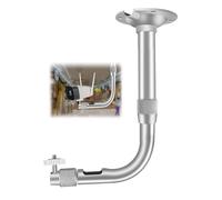 Poste de vigilancia para cámara, Soporte de Pared Ajustable para cámara de Seguridad, Soporte Extensible en Forma de L para cámaras de vigilancia (100-120 cm), Soporte Duradero para Uso en e