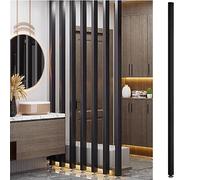 Poste divisor de habitación independiente para oficina y dormitorio de niños, alto de 8 pies, 7 pies, 7 pies, partición de madera blanca y negra, divisor de espacio para mascotas y decoración de