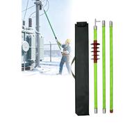 Poste eléctrico aislado de alto voltaje con varilla de extensión, pértiga y herramienta operativa for operación del interruptor de alimentación y mantenimiento de fallas de línea(35kv-450cm)