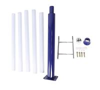 Poste Farola Metal 6m Galvanizado - Alta Resistencia, Diseño Seccional Desmontable, Ideal Jardín y Aparcamiento