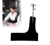 Poste IV portátil - Soporte plegable ajustable para cuidado en el hogar, viajes y clínicas, soporte para bolsas de goteo