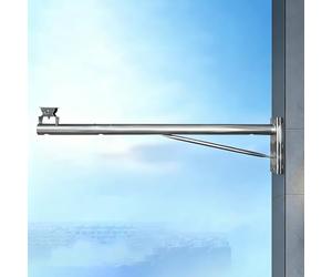 Poste para Cámara de Seguridad, Poste De Acero Inoxidable Para Cámaras De Vigilancia En Rincones Exteriores, Perfecto Para Soluciones De Seguridad Vial Y Estaciones De Servicio(1.2m/3.94ft)
