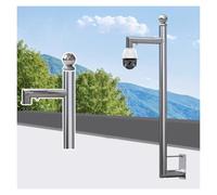 Poste para cámara de seguridad Poste De Acero Inoxidable Para Montaje En Pared Para Cámaras De Seguridad CCTV, Poste De Montaje Para Cámaras De Vigilancia De 0,5 0.5 1 1.2 1.5 2m(C,3.3 ft/100cm)
