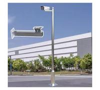 Poste para cámara de seguridad Poste Universal Para Cámara De Seguridad Exterior, 2 3 4 5 6m De Longitud Extra Poste Modular De Vigilancia Resistente A La Intemperie Y Al Óxido(B,19 7/10 ft (6000m))