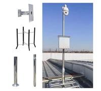 Poste para cámara de seguridad Soporte Para Cámara De Seguridad Fácil De Montar Y Desmontar, Poste Modular Para CCTV 2-3 Secciones, Poste Metálico Para Cámara De Vigilancia 2-6m(A,6000mm-236.2")