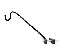 Poste para de pájaros: Varilla de Altura Ajustable, construcción de Acero, Colgador Multiusos para Plantas y comederos, Revestimiento Resistente a la Intemperie | Solución pa