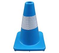 Poste para que orinen los perros machos, ayuda para el adiestramiento de cachorros fácil limpiar con banda reflectante, poste resistente a los mordiscos para interior y exterior, 30x14 cm, Azul claro