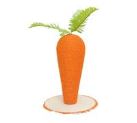 Poste rascador de zanahoria para gatos, bonito poste para gatos de interior, cuerda de sisal, rascador para gatos, resistente al desgaste, para gatos de interior, gatitos, protección de muebles