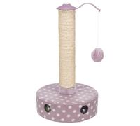 Poste Rascador Junior, Forro, ø26×47cm, Lila Claro, para Gatos