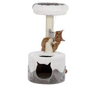 Poste Rascador Nuria, 71 cm, Blanco-Gris