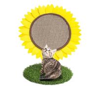 Poste rascador para gatos, bonito poste rascador para gatos, árbol de gato de flores, poste rascador de gatito de girasol, rascador de sisal para gatos pequeños, muebles de árbol de gato, actividad