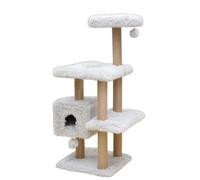 Poste rascador para gatos con juguetes y elevador para gatos Ferribiella