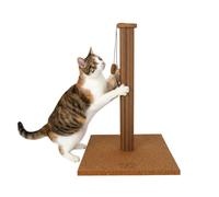 Poste Rascador para Gatos | Corcho Natural y Juguetes Colgantes | Base Estable y Diseño Moderno para Interiores | Althea Living