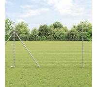 Poste rectangular de acero galvanizado de 25 x 1,6 m para jardín y patio, construcción robusta con diseño moderno, resistente a la intemperie y a la corrosión