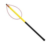 Poste telescópico de fibra de vidrio para piscina con gancho, equipo de emergencia para salvar vidas, 1 unidad (amarillo, 650 cm, 5 secciones)