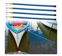 Poste telescópico for anzuelo de barco: varilla de atraque ajustable de 4, 5, 6 y 5,8 m for yates y barcos, ideal for recuperación de agua y carga.(Blue,5mx4Pack)