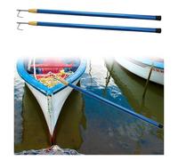 Poste telescópico for anzuelo de barco: varilla de atraque ajustable de 4, 5, 6 y 5,8 m for yates y barcos, ideal for recuperación de agua y carga.(Blue,5mx2Pack)