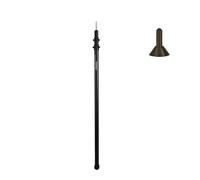 Poste telescópico para acampar duradero estaca telescópica barra de refugio para exteriores resistente al viento