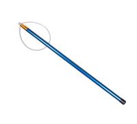 Poste telescópico para alberca con gancho resistente para salvar vidas, diseño de fibra de vidrio expandible para rescate acuático y seguridad en la piscina