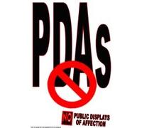 Póster #119 No PDAs: School Discipline, Follow the rules