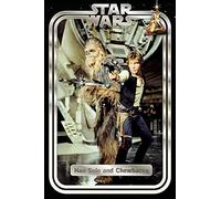 Poster 34344 Han Solo & Chewie Retro
