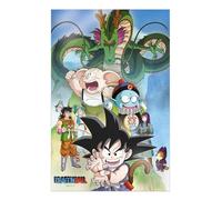 SD TOYS - Poster 3D Shenron and Heroes Dragon Ball - Medidas 38x58cm