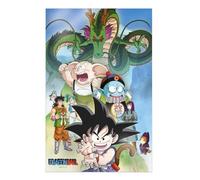 Poster 3d 38x58cm shenron and heroes dragon ball