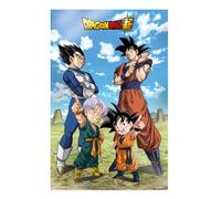Poster 3d 58x38cm battle of gods goku vegeta family dragon ball super