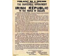 Póster A3 de la proclamación de Irlanda de 1916 - Proclamación original