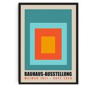 Póster Abstracto De Bauhaus Con Forma Geométrica, Lienzo, Impresiones Artísticas De Pared, Arte De Pared Retro De Mediados De Siglo, Decoración Para Sala De Estar Y Hogar, A29 30X40Cm Sin Marco