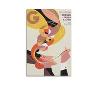 Póster abstracto I Piaceri Del Gusto ADESSO PARLA IL CIBO Speciale + GUSTO - Póster de pintura artística italiana, pintura decorativa, lienzo, pósteres de pared e impresión artística moderna para