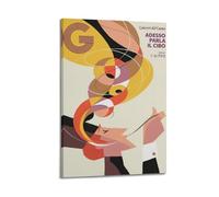 Póster abstracto I Piaceri Del Gusto ADESSO PARLA IL CIBO Speciale + GUSTO - Póster de pintura artística italiana, pintura decorativa, lienzo, pósteres de pared e impresión artística moderna para