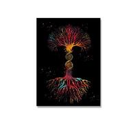 Póster abstracto lienzo médico pintura Anatomía Humana arte impresión acuarela figura humana cuadro de pared for sala estar decoración del hogar(Picture 1,15x20cm No Frame)