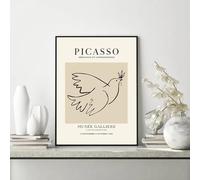 Póster abstracto nórdico de Henri Matisse, Picasso, Paul Klee, pintura, arte de pared, impresiones, imágenes vintage, decoración del hogar (35 x 50 cm)