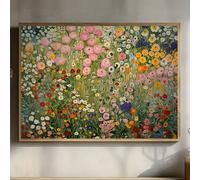 Póster abstracto retro de plantas sin , 2D , 1 pieza, pintura en de , de pared , regalo de , decoración para , dormitorio, cocina, baño, pasillo y reutilizable