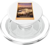 Póster aéreo Vintage de la Corte Suprema de Washington DC PopSockets PopGrip para MagSafe