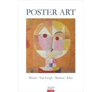 Poster Art Kalender 2027 - Monet Van Gogh Matisse Klee: Jahres-Wandkalender 2027 im XXL-Format 49 x 68 cm. Berühmte Künstler und ihre schönsten Werke, perfekt für die eigene Gallery Wall