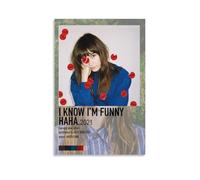 Póster artístico con texto en inglés "I Know I'm Funny Haha-Faye Webster" (60 x 90 cm)