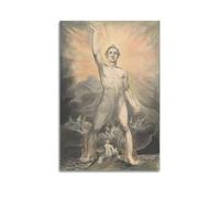 Póster artístico de ángel de la revelación de William Blake en lienzo, impresión estética para pared, decoración moderna del hogar, 40 x 60 cm