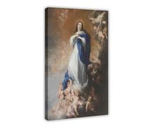 Póster artístico de Bartolome Esteban Murillo con impresión moderna de La Inmaculada Concepción de Aranjuez, arte de pared, decoración moderna para dormitorio familiar