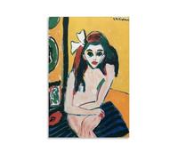 Póster artístico de Ernst Ludwig Kirchner Painter's"Setting Sun" (20 x 30 cm)