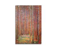 Póster artístico de Gustav Klimt de Fir Forest de Gustav Klimt, 40 x 60 cm