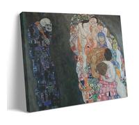 Póster artístico de Gustav Klimt Painter's"s Death And Life", lienzo para pared, impresiones artísticas para colgar en la pared, 20 x 30 cm